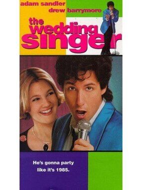 The Wedding Singer 1998 VHS Comedy Romance Adam Sandler Drew Barrymore Pre-Owned